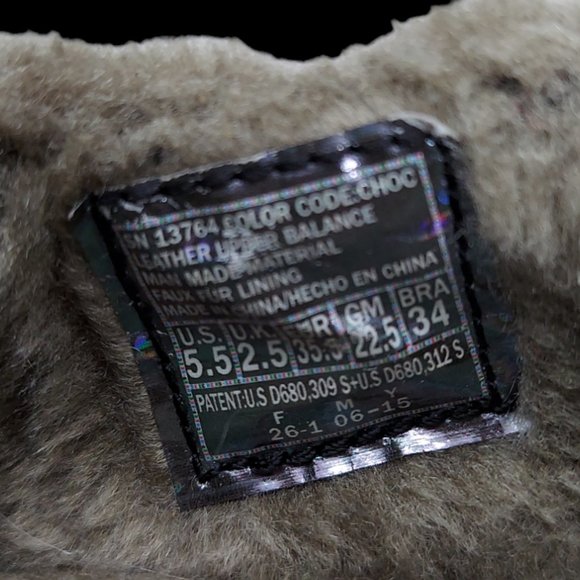 Skechers Memory Form Fit Slip-On Loafer Brown Suede Faux Fur Lined Women's 5.5 - Picture 8 of 8